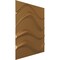 Ekena Millwork 19 5/8in. W x 19 5/8in. H Wave EnduraWall Decorative 3D Wall Panel Covers 2.67 Sq. Ft. WP20X20WVBGL - alternate 3